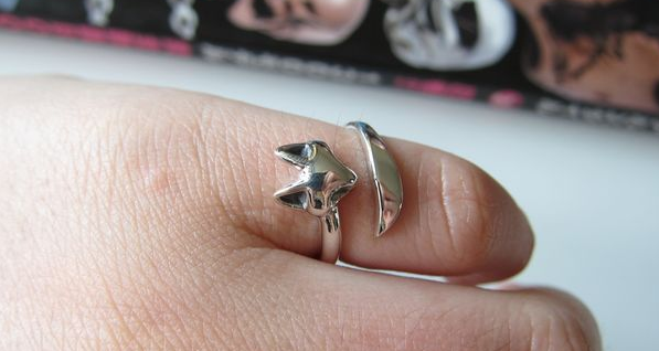 925 Silver Fox Ring